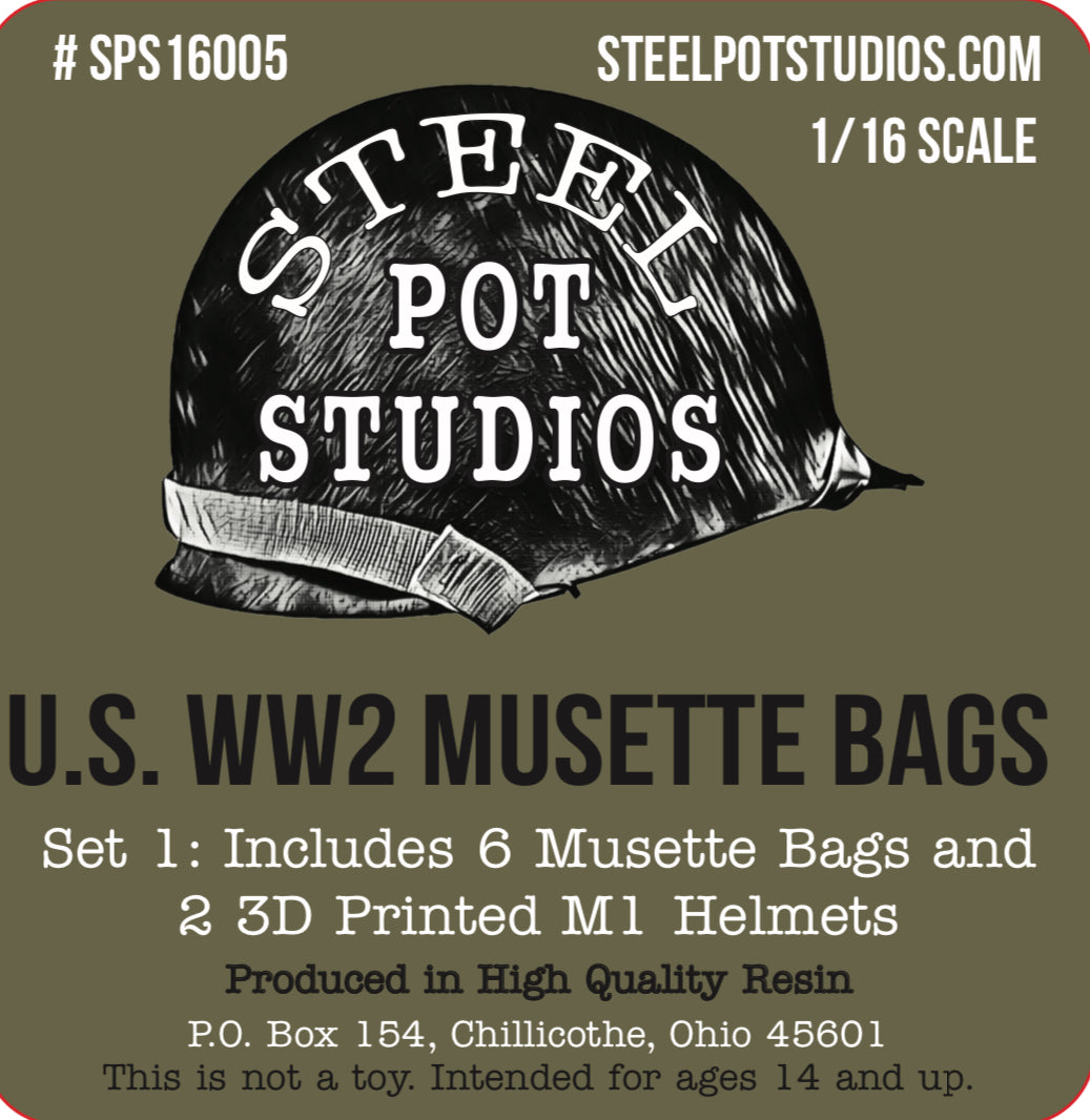 SPS16005 U.S. WW2 Musette Bags Set #1 1/16