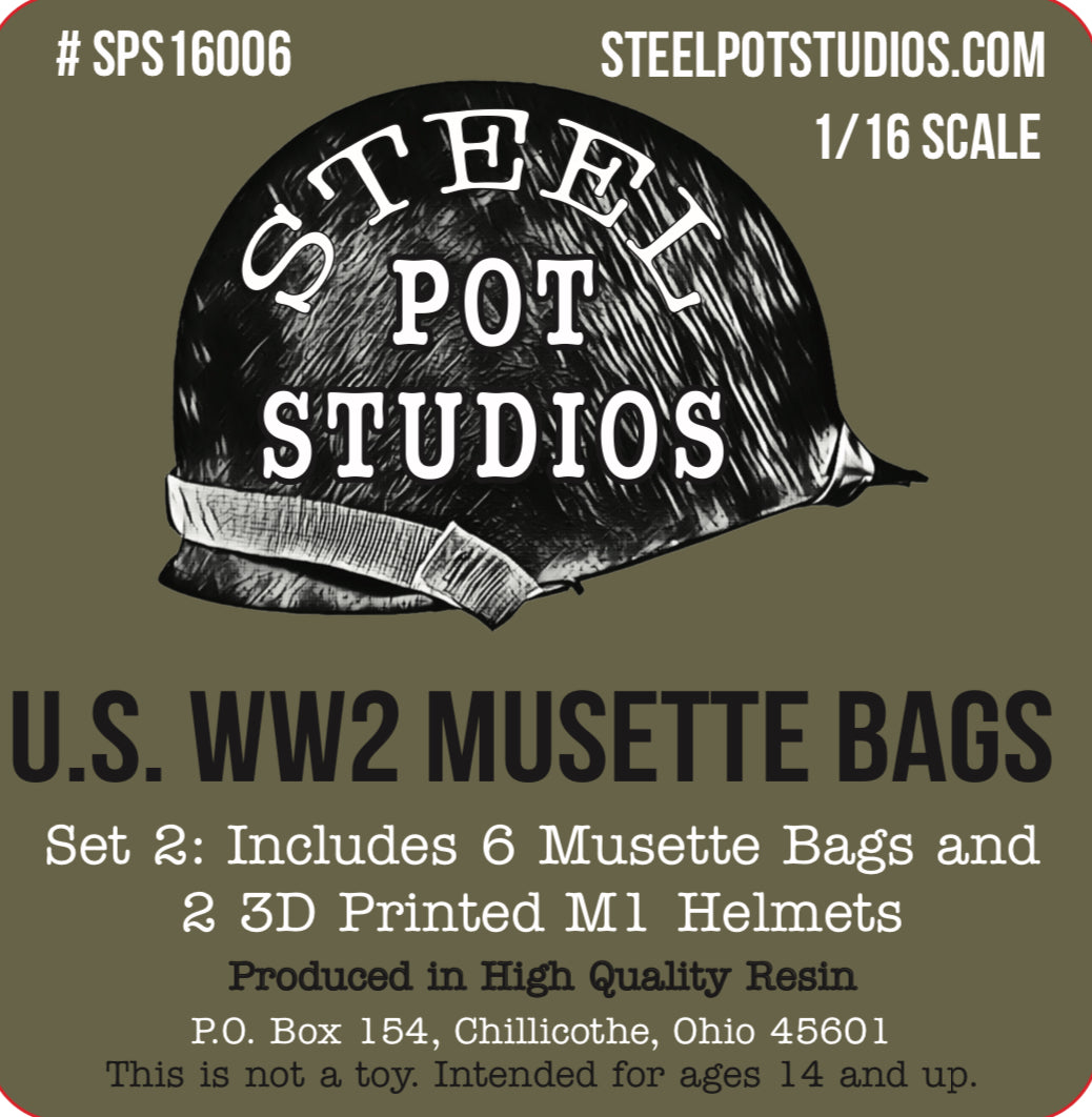 SPS16006 U.S. WW2 Musette Bags Set #2 1/16