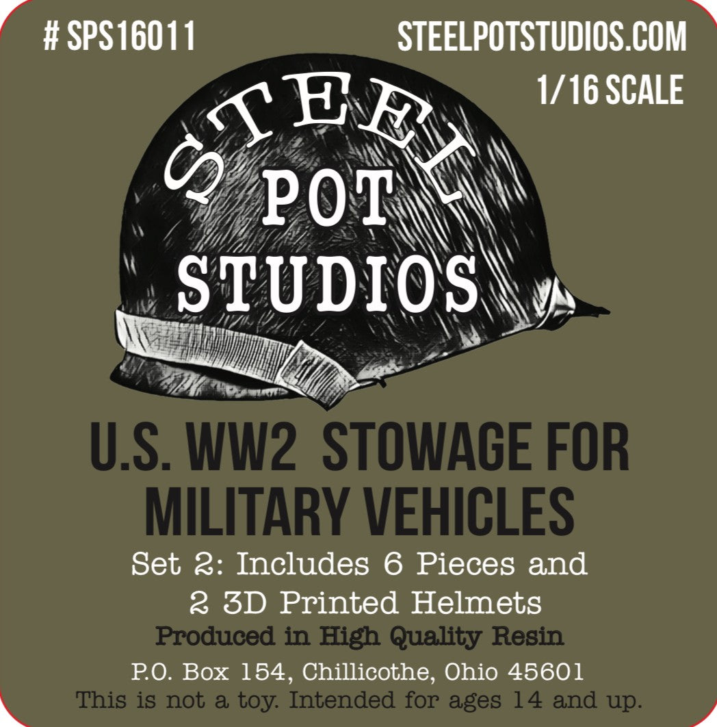SPS16011  U.S. WW2 Stowage for Military Vehicles Set #2  1/16