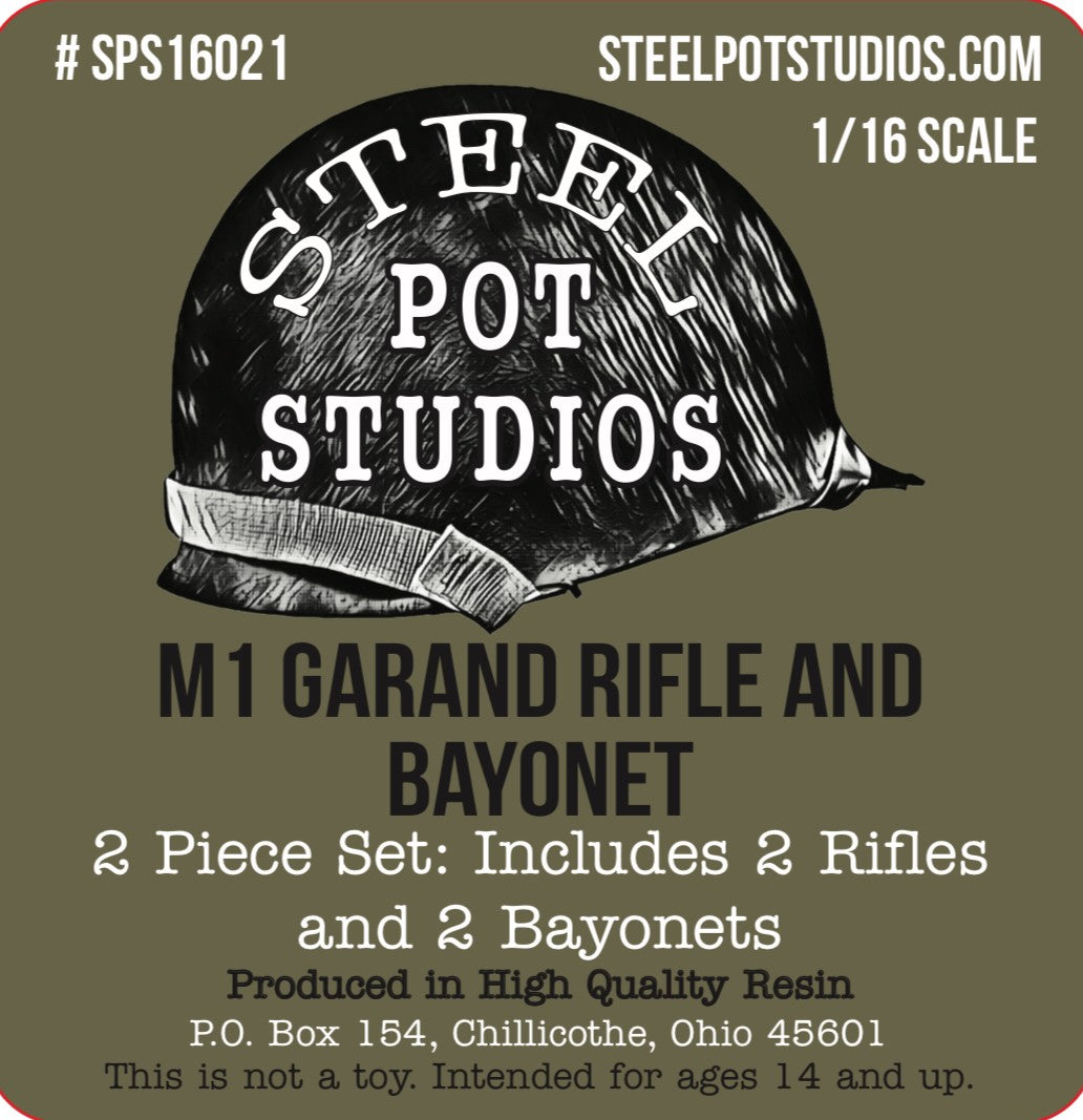 SPS16021 M1 Garand Rifle and Bayonet 1/16