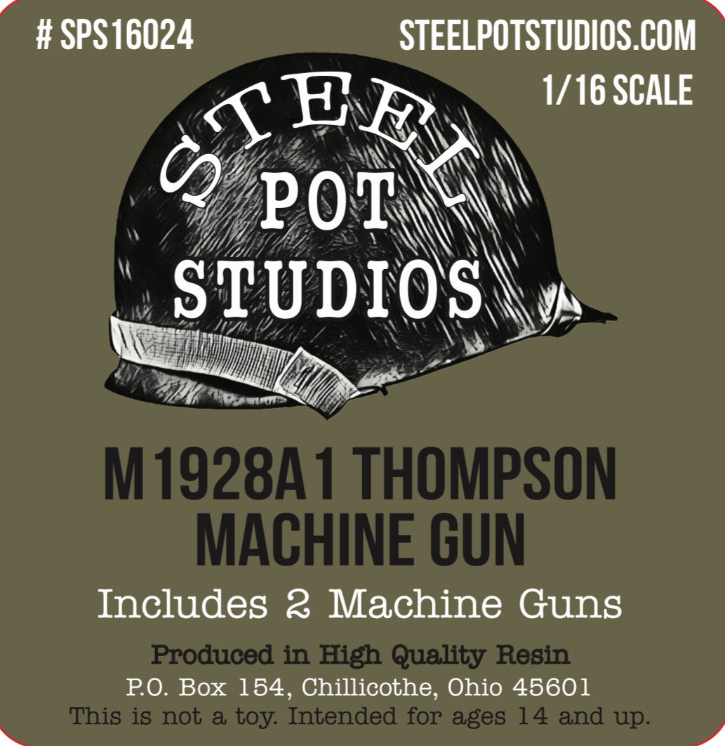 SPS16024 M1928A1 Thompson Machine Gun 1/16