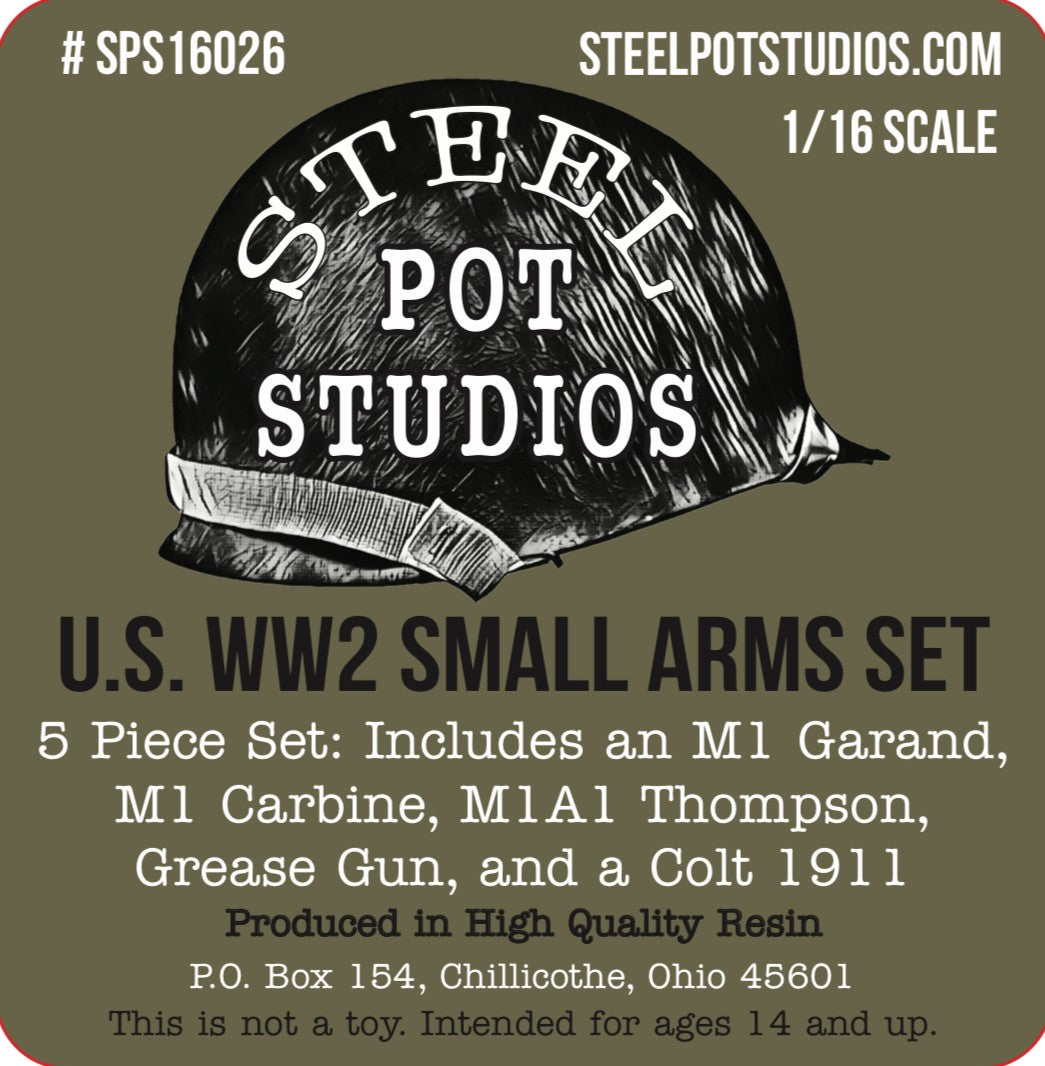 SPS16026  U.S. WW2 Small Arms Set  1/16