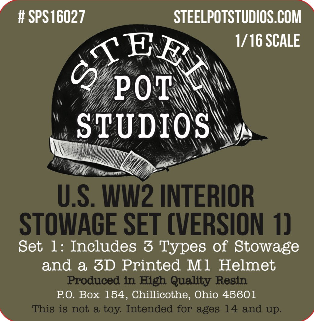 SPS16027 U.S. WW2 Interior Stowage Set (Version 1) 1/16