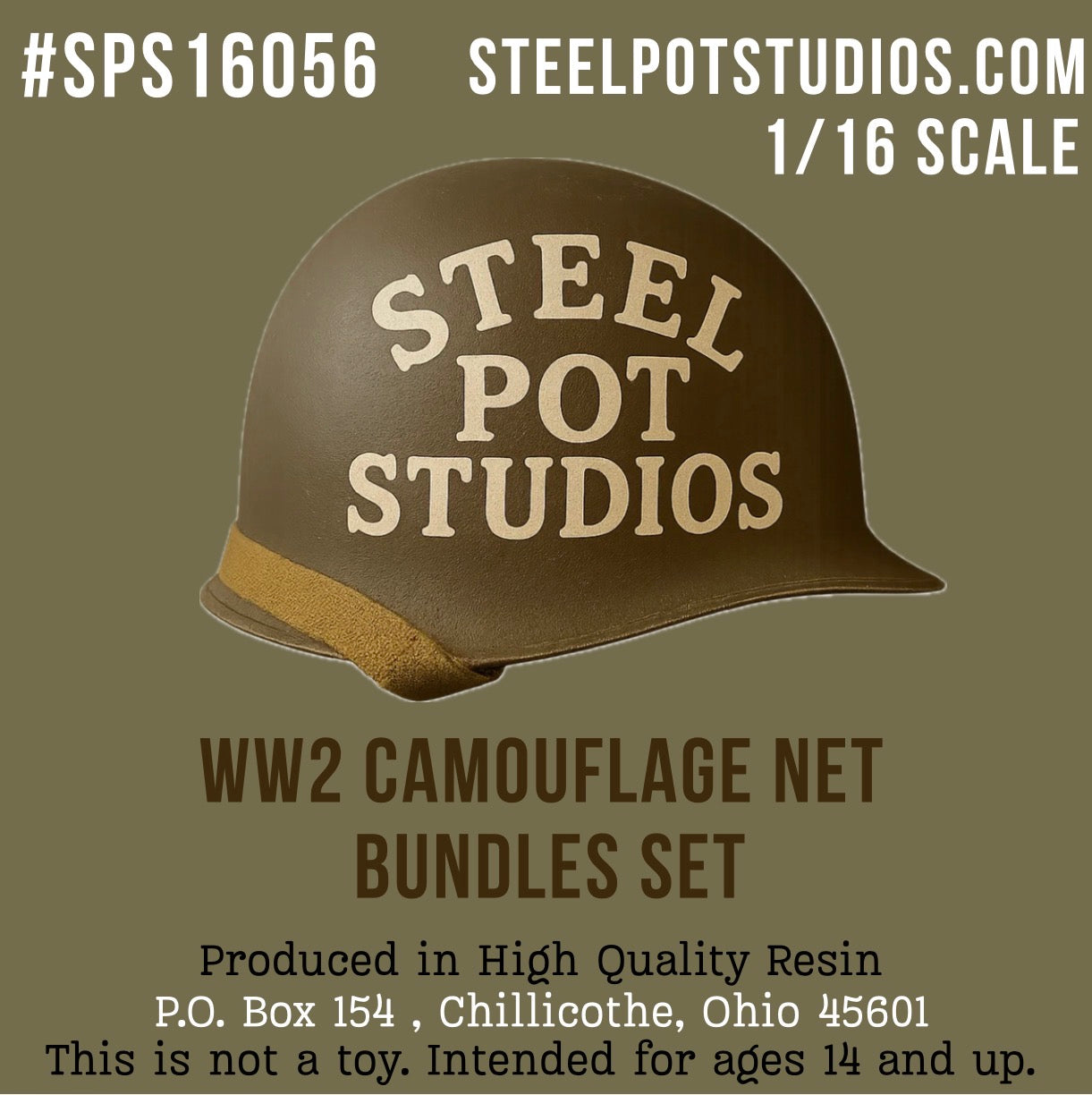 SPS16056 WW2 Camouflage Net Bundle Set 1/16