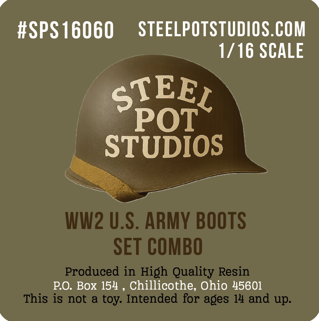 SPS16060 WW2 U.S. Army Boots Set Combo 1/16