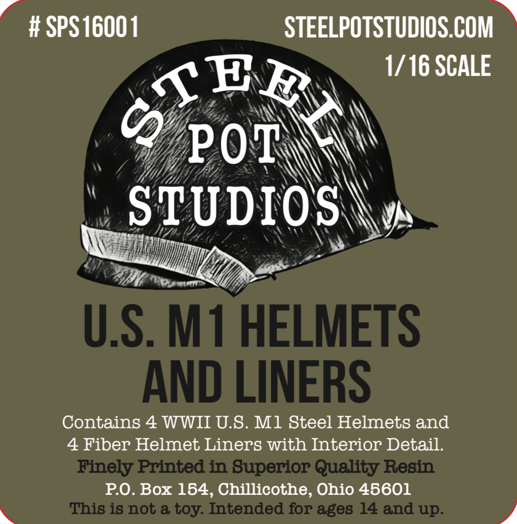 SPS16001  U.S. M1 Helmets and Liners  1/16