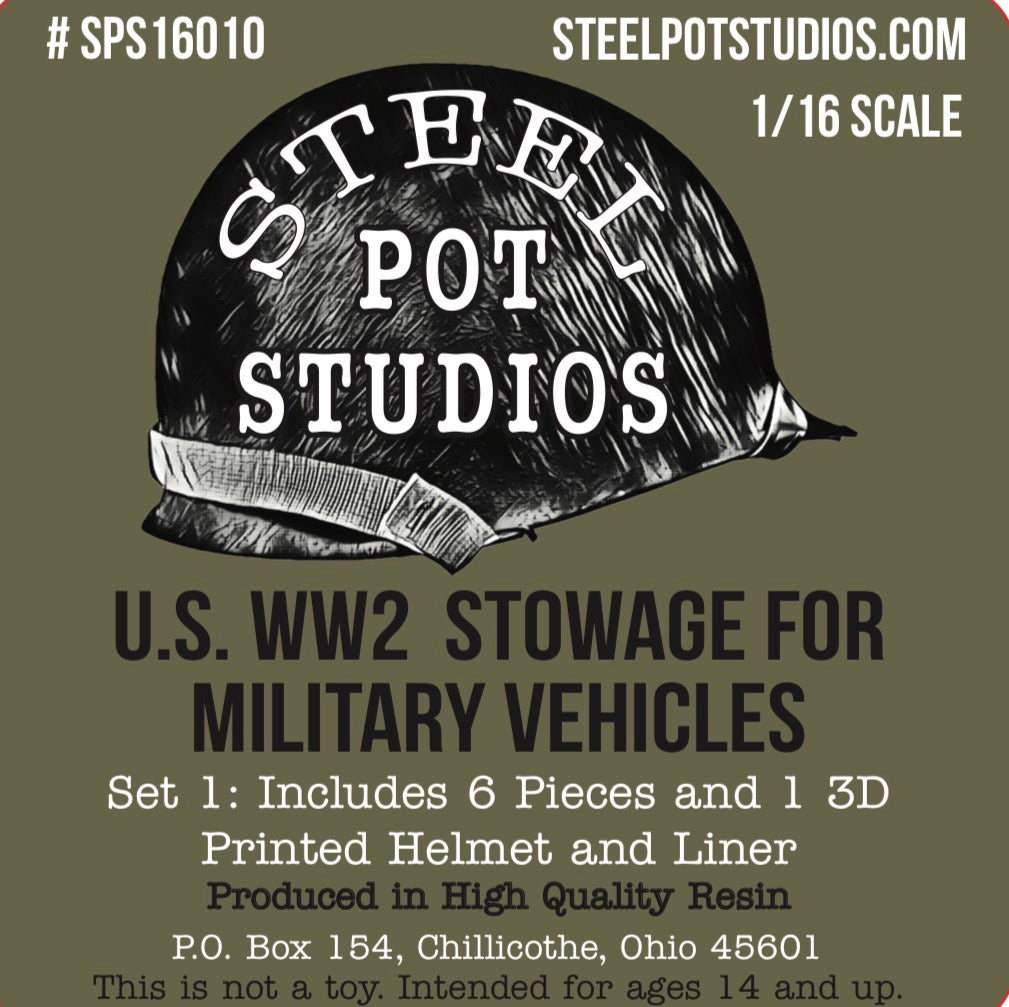 SPS16010  U.S. WW2 Stowage for Military Vehicles Set #1  1/16