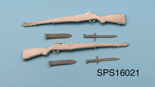 SPS16021  M1 Garand Rifle and Bayonet  1/16