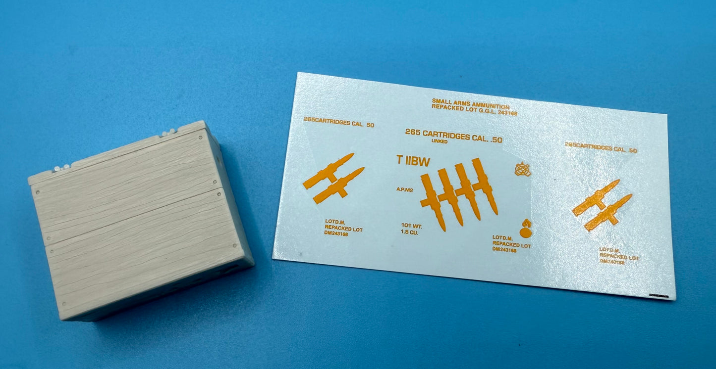 SPS16032  U.S. WW2 M3 Halftrack Front Compartment Stowage Set  1/16