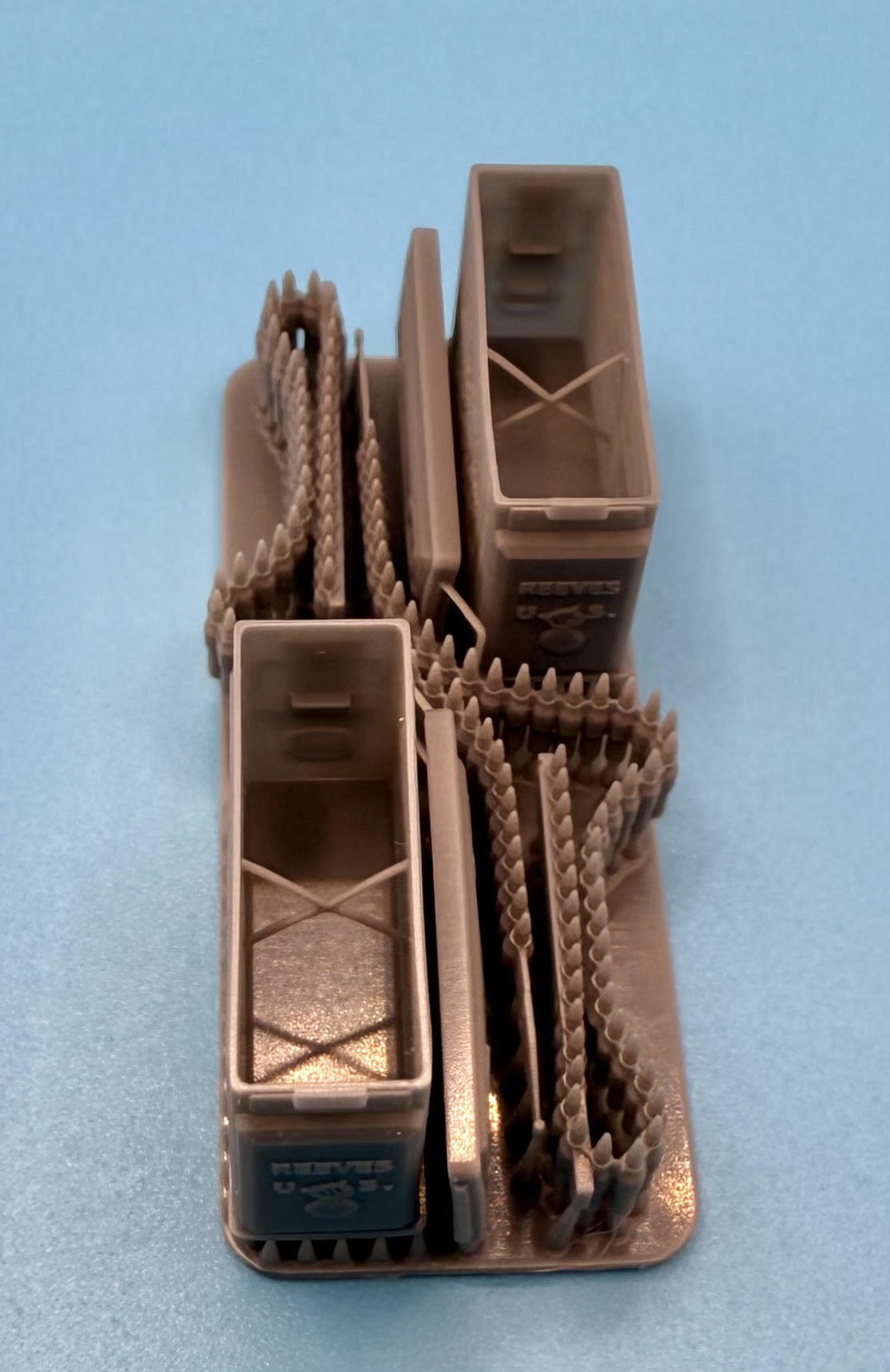 SPS16035  U.S. WW2 .30 Cal Open Ammo  Cans with Cartridge Belt Insert  1/16