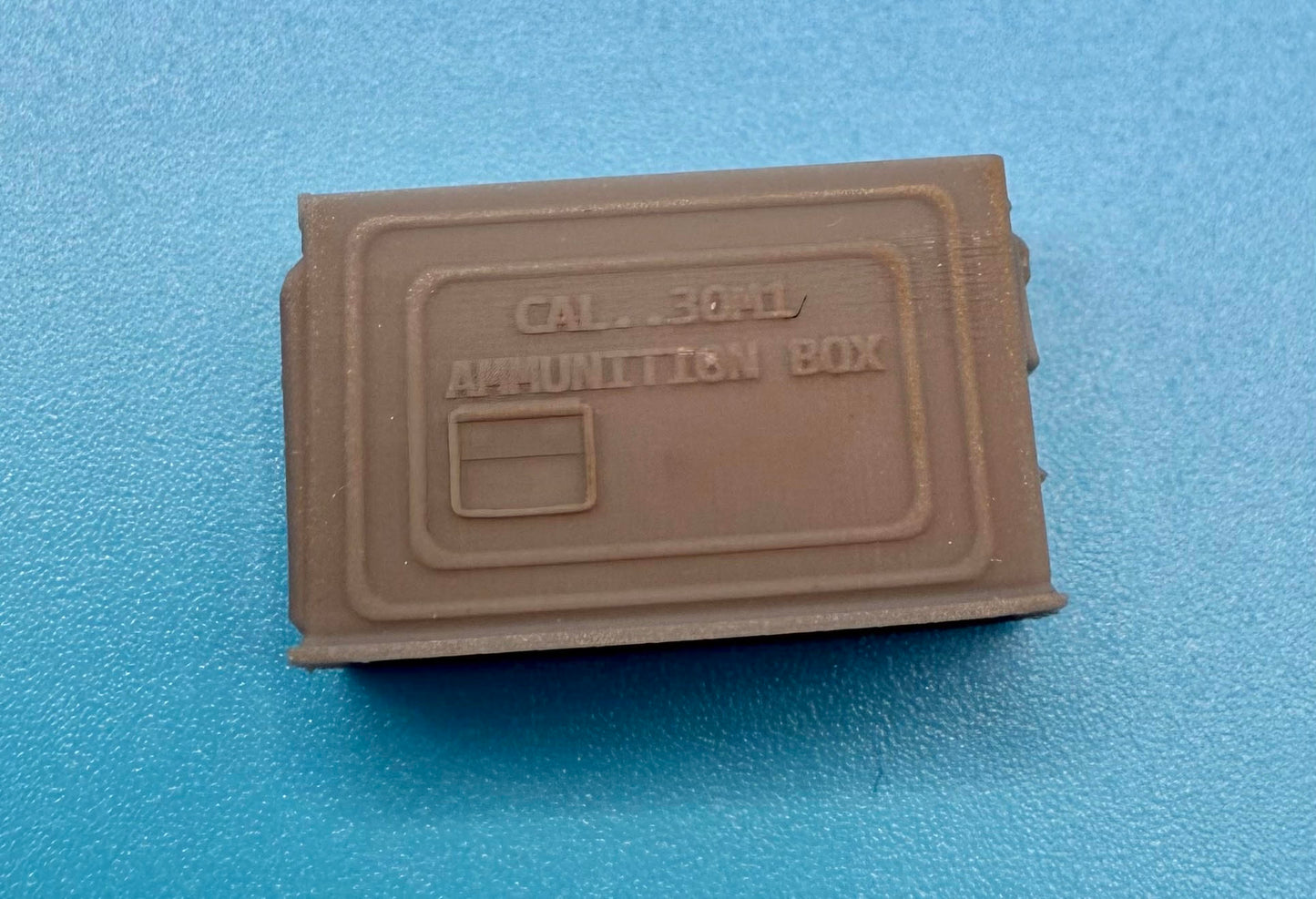 SPS16035  U.S. WW2 .30 Cal Open Ammo  Cans with Cartridge Belt Insert  1/16