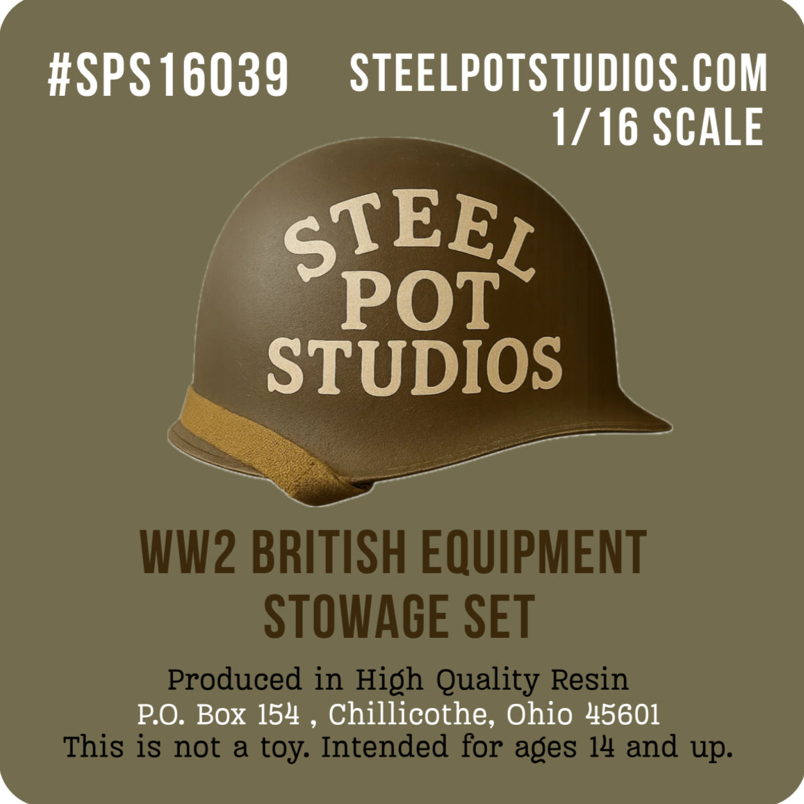SPS16039  WW2 British Equipment Stowage Set  1/16