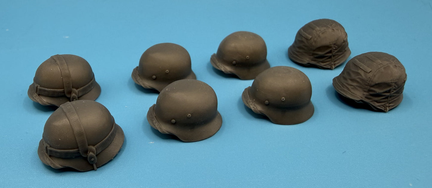 SPS16041  WW2 German Stahl Helmet Set  1/16