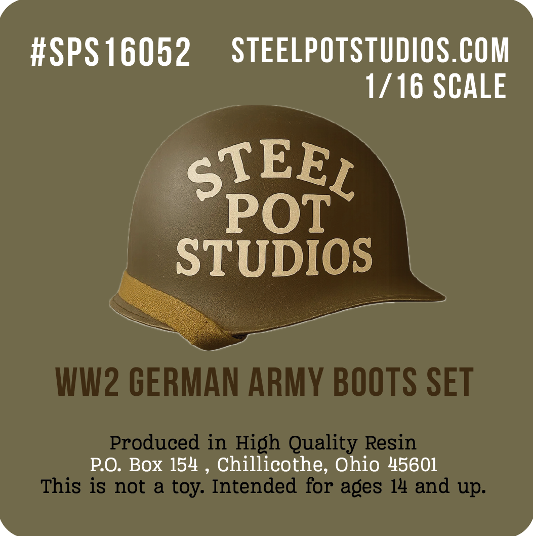 SPS16052  WW2 German Army Boots Set 1/16