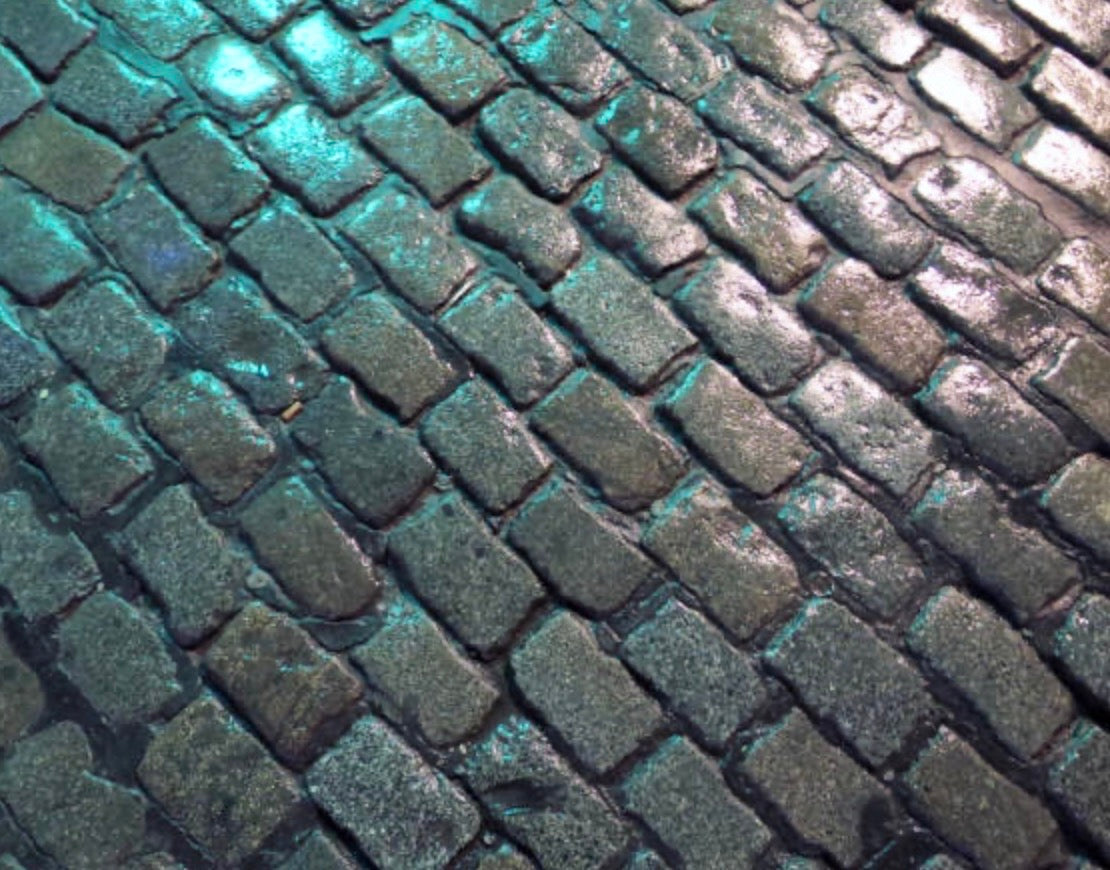 SPS16057  European Cobblestone Street Section  1/16