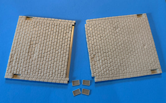 SPS16057  European Cobblestone Street Section  1/16