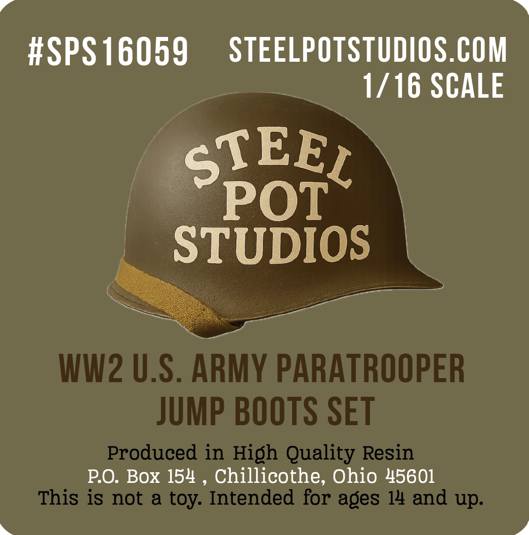 SPS16059  WW2 U.S. Army Paratrooper Jump Boots Set  1/16