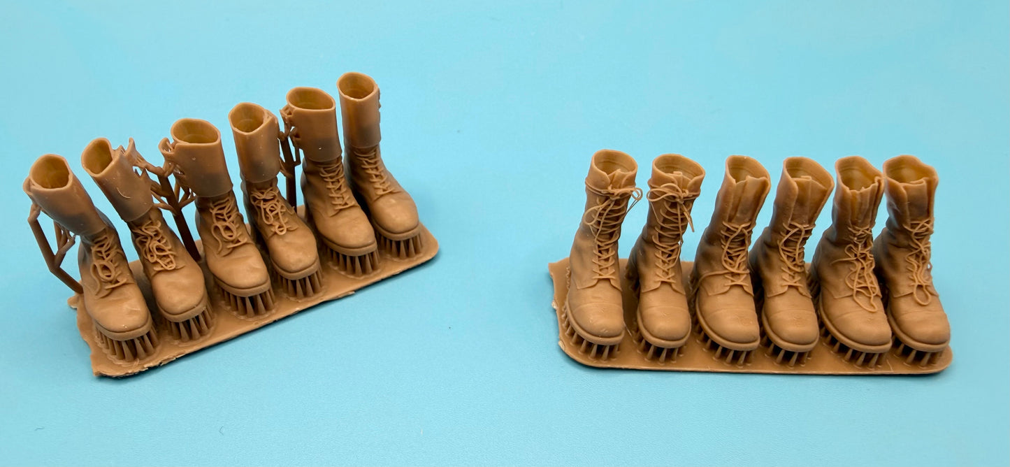 SPS16060  WW2 U.S. Army Boots Set Combo  1/16
