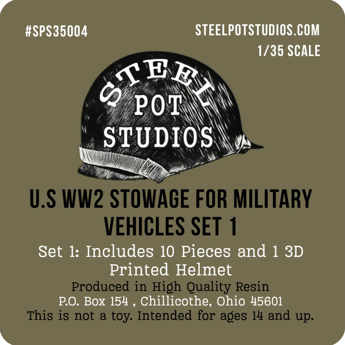 SPS35004  U.S. WW2 Stowage for Military Vehicles Set #1  1/35